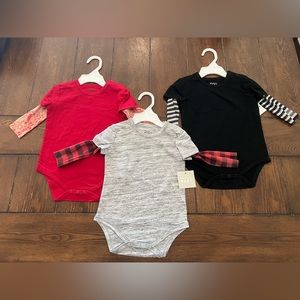 Tattoo Sleeve Boys Snapshirts, Brand New, 6-12mo